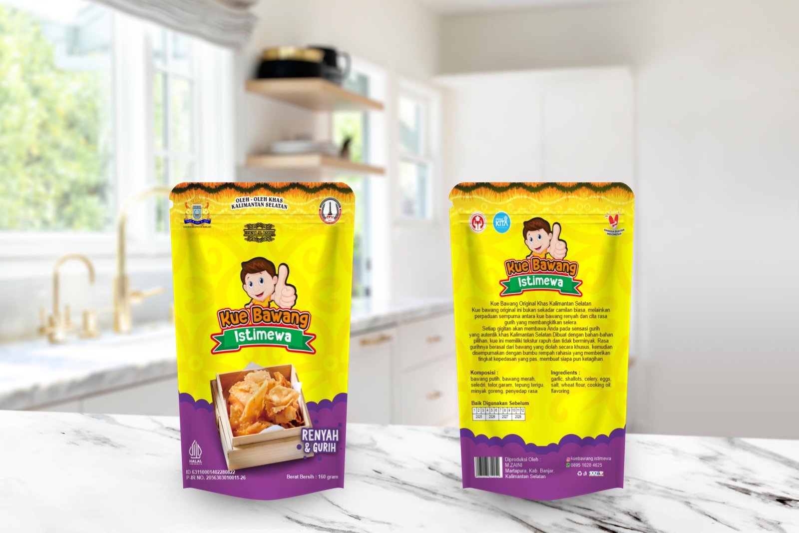 Kue bawang istimewa original 160 gram