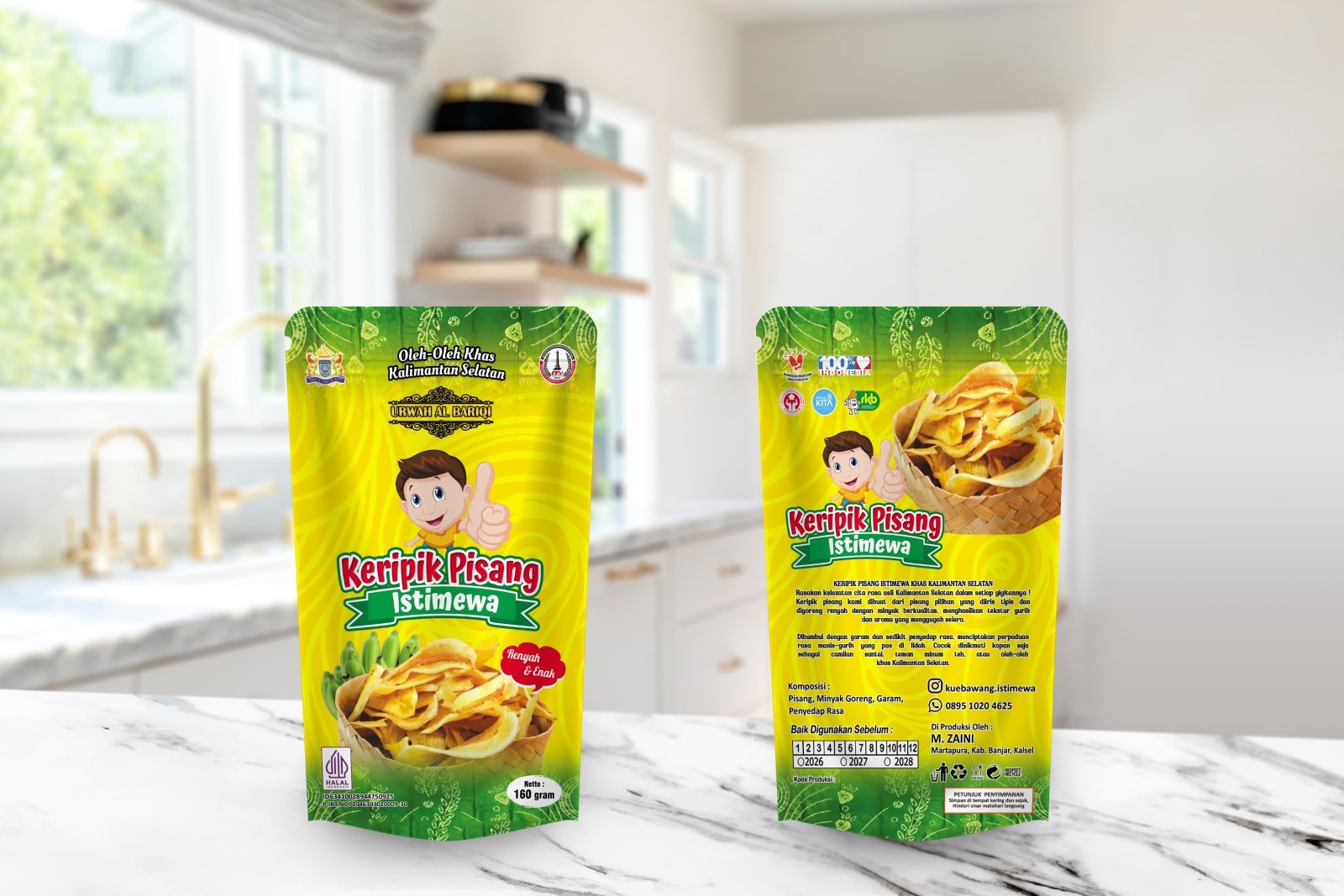 Keripik pisang istimewa 100 gram
