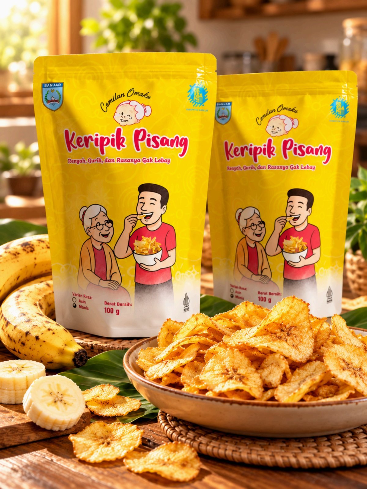 Keripik Pisang Cemilan Omaku