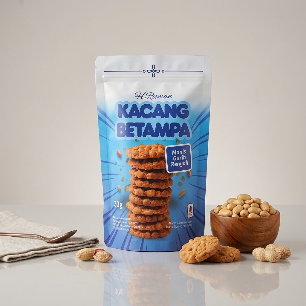 Kacang betampa kemasan full print