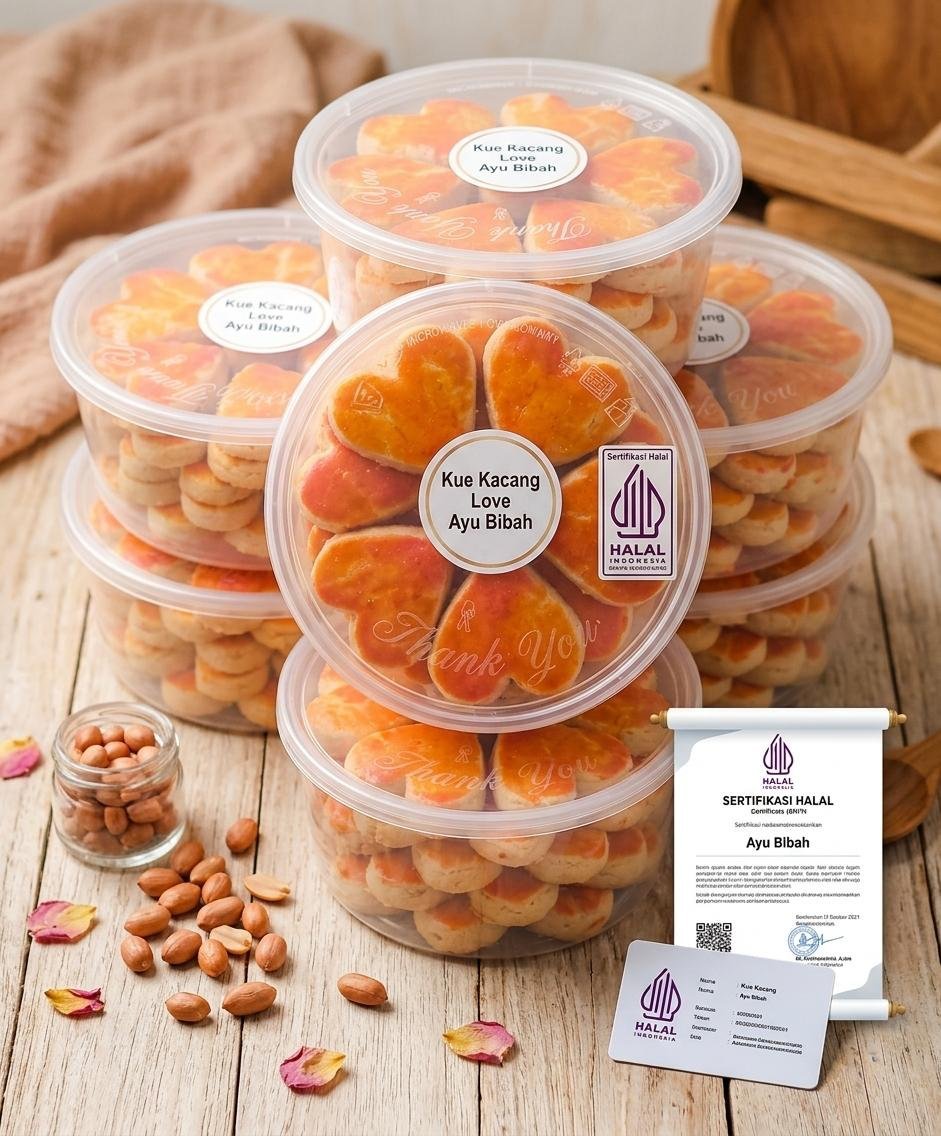 Kue kacang love ayu bibah